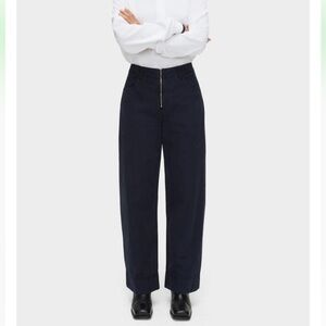ALIGNE Nyah Navy Barrel Pants Size‎ 24 NWT